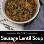 Smoked Sausage and Lentil Soup