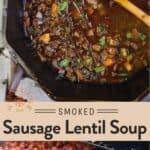 Smoked Sausage and Lentil Soup