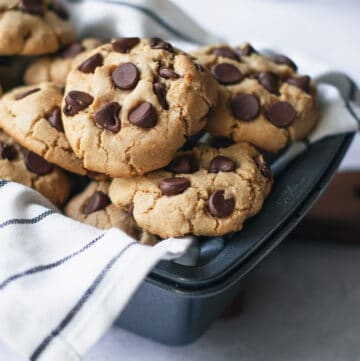 Olive Oil Cookies in loaf pan