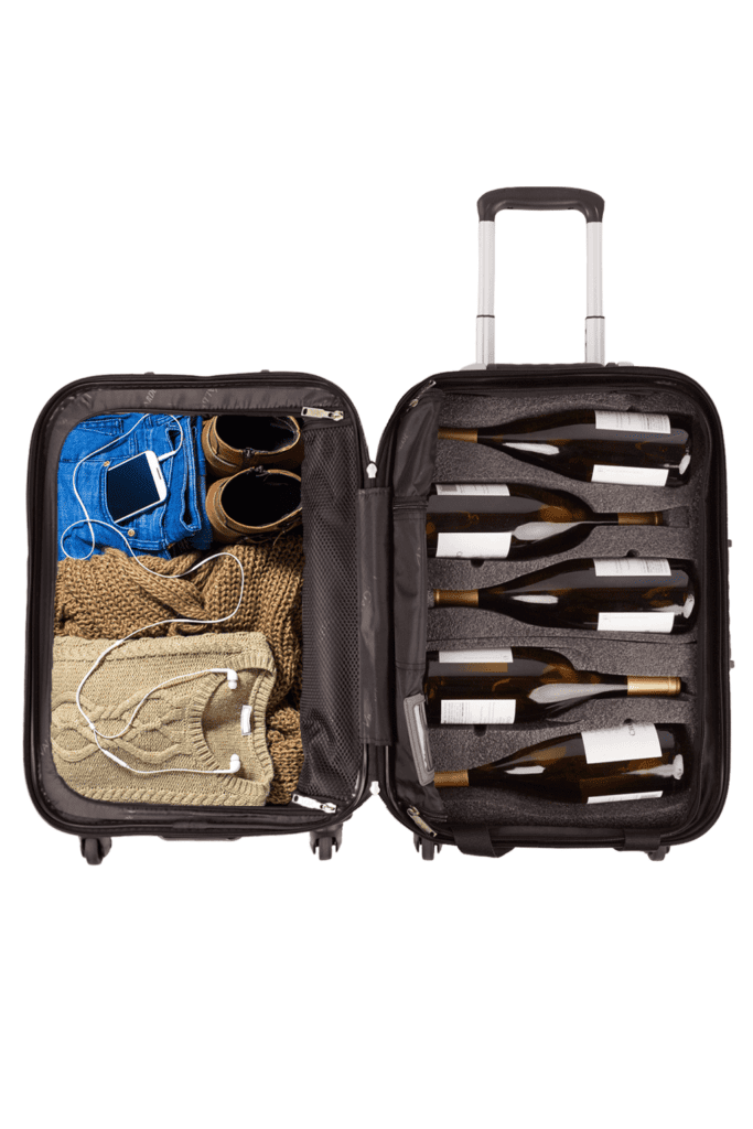 Piccolo 5 wine suitcase.