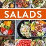 salad recipes pin