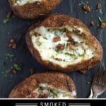 Smoked Baked Potatoes