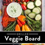Grilled Veggie Board pin