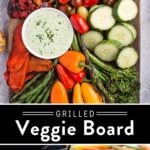 Grilled Veggie Board pin
