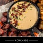 Homemade Beer Cheese Dip pin