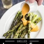 Grilled Asparagus with BBQ Hollandaise Sauce