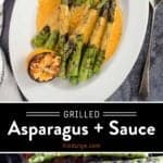 Grilled Asparagus with BBQ Hollandaise Sauce