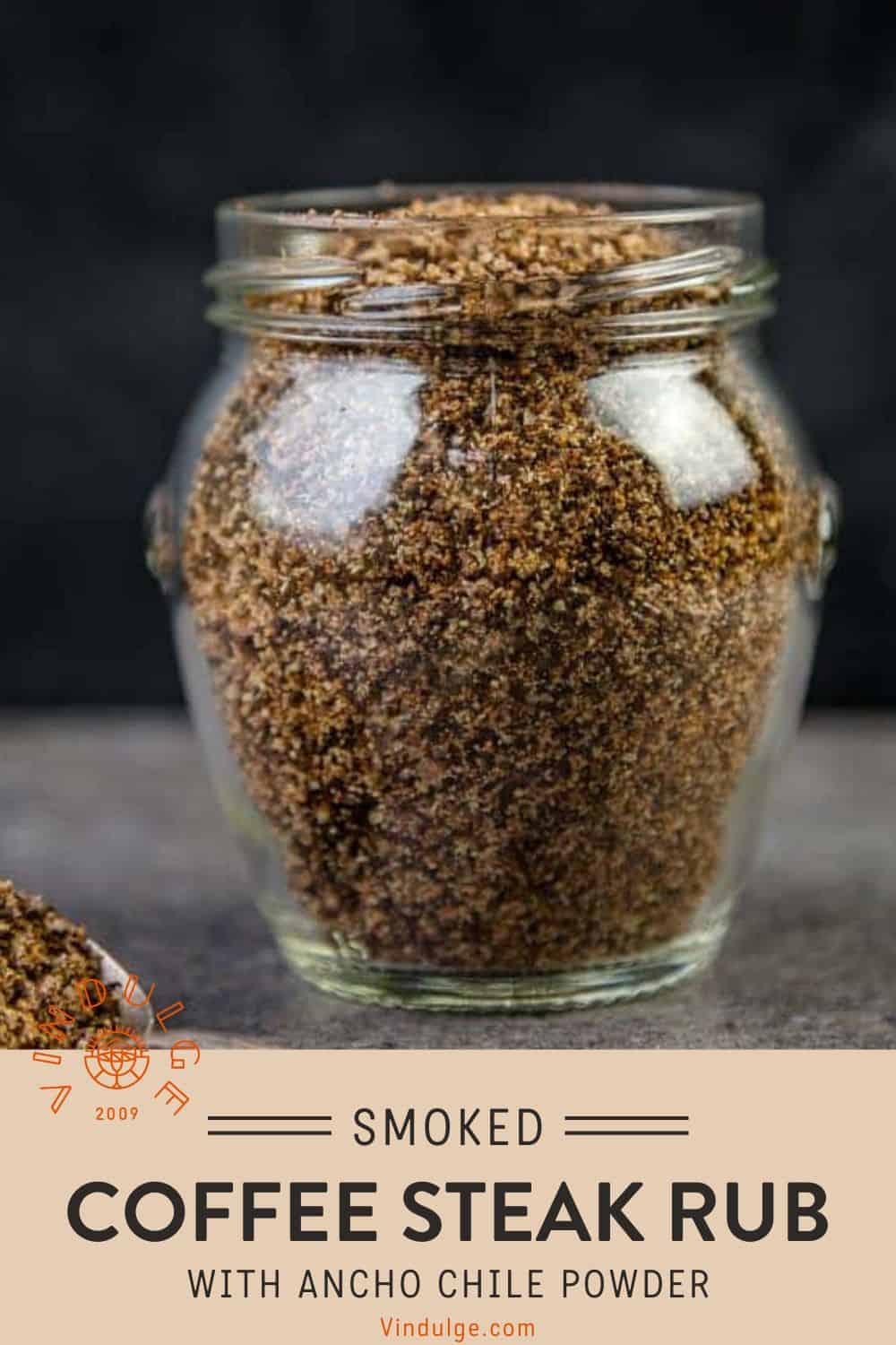 Coffee and Ancho Chili Steak Dry Rub Vindulge