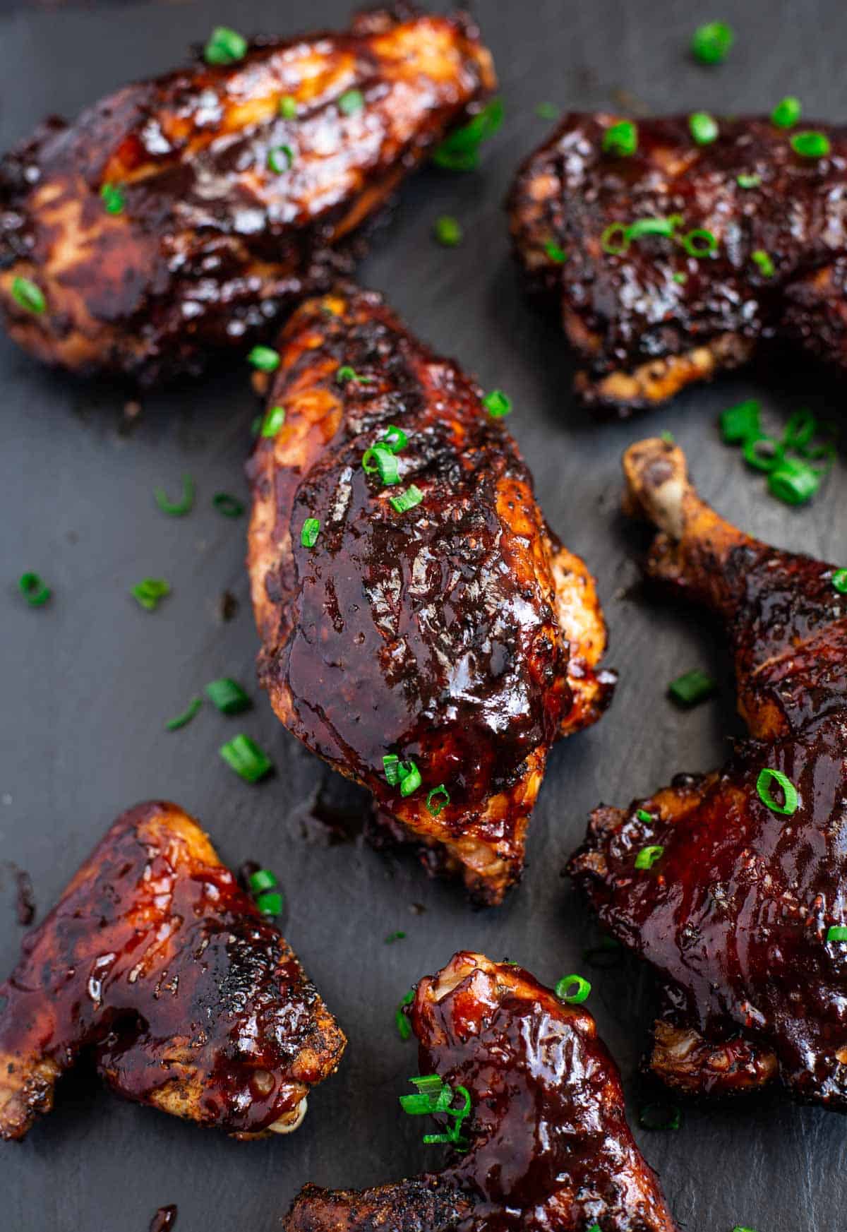 Grilled and Glazed Chicken on a serving platter