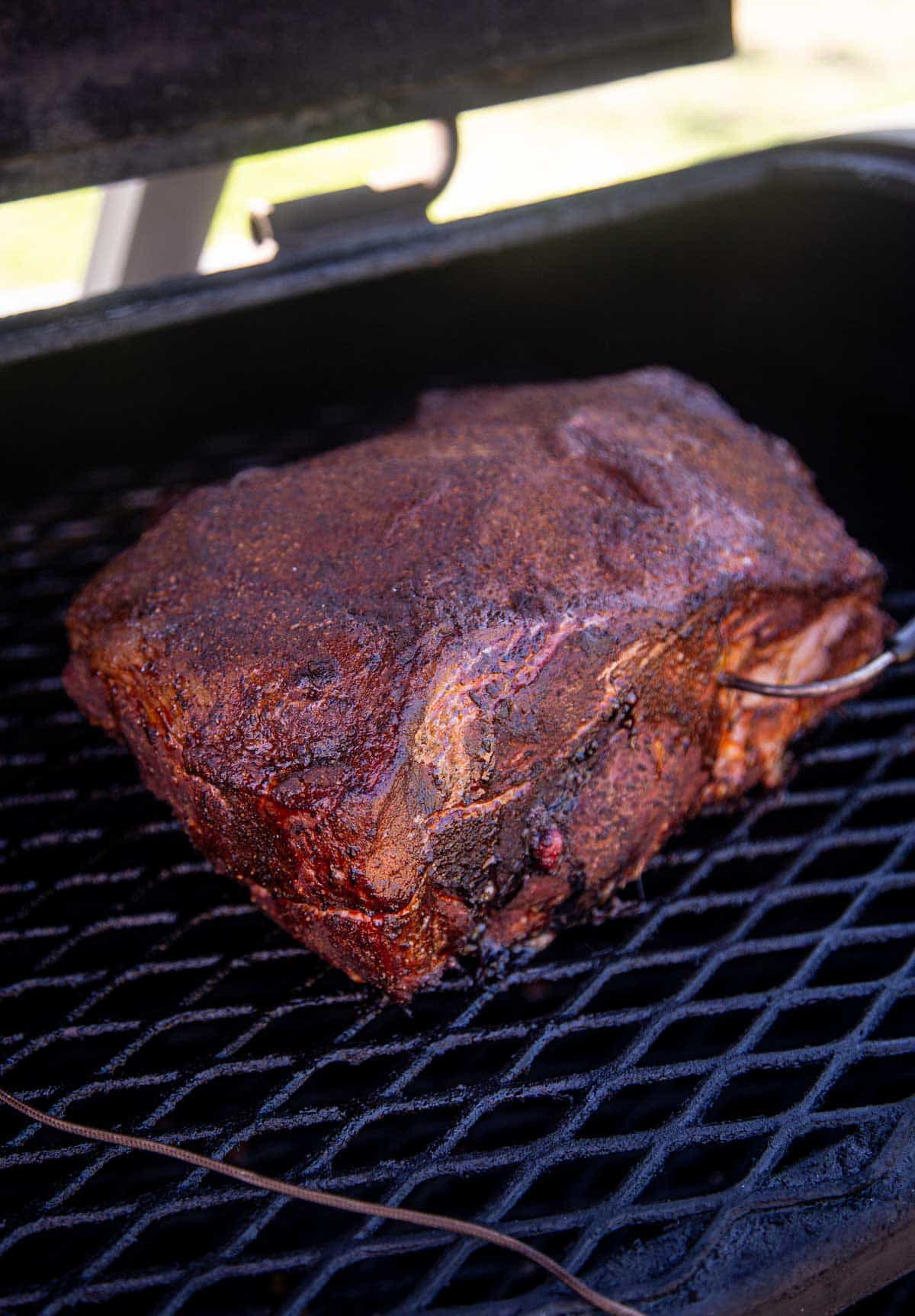 Smoked Pork Butt on a smoker