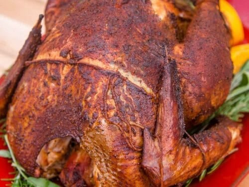 Smoked Turkey Recipe with Bourbon Brine