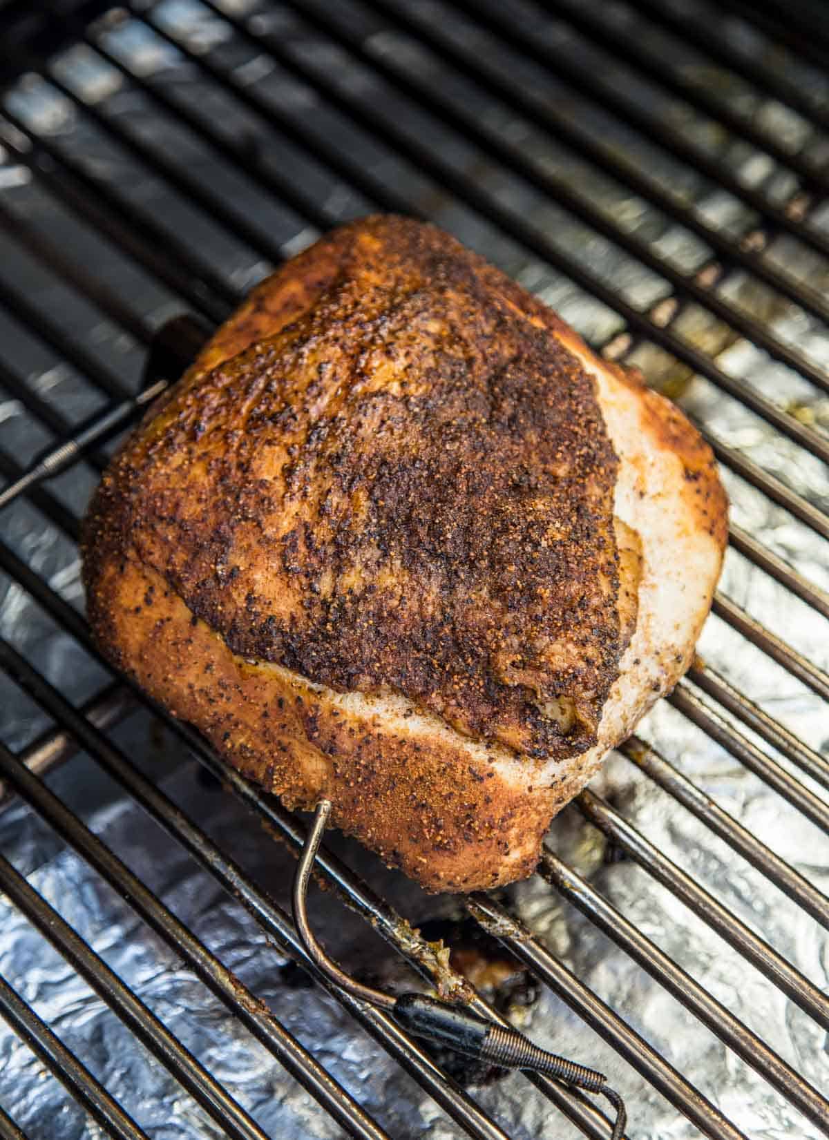 smoking a turkey breast