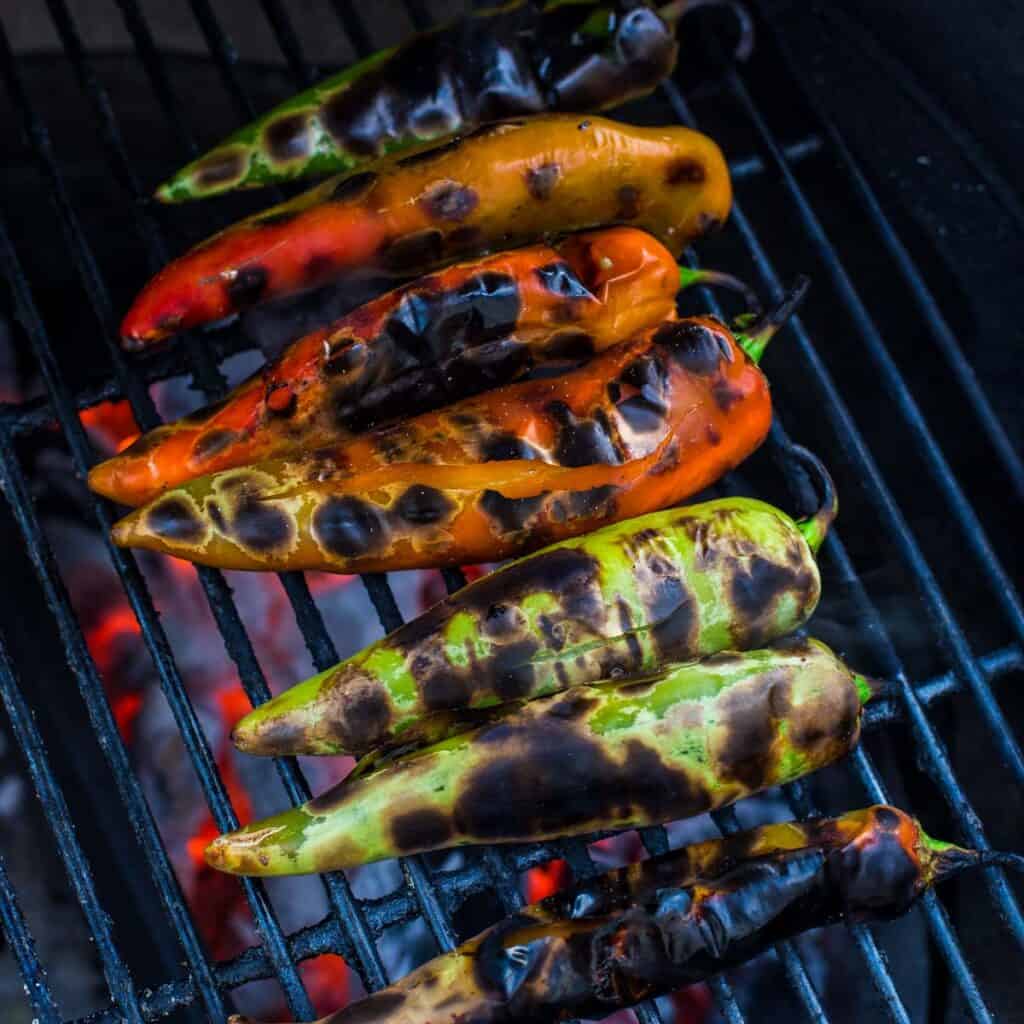 How To Roast Green Chiles in the Grill or Oven Vindulge