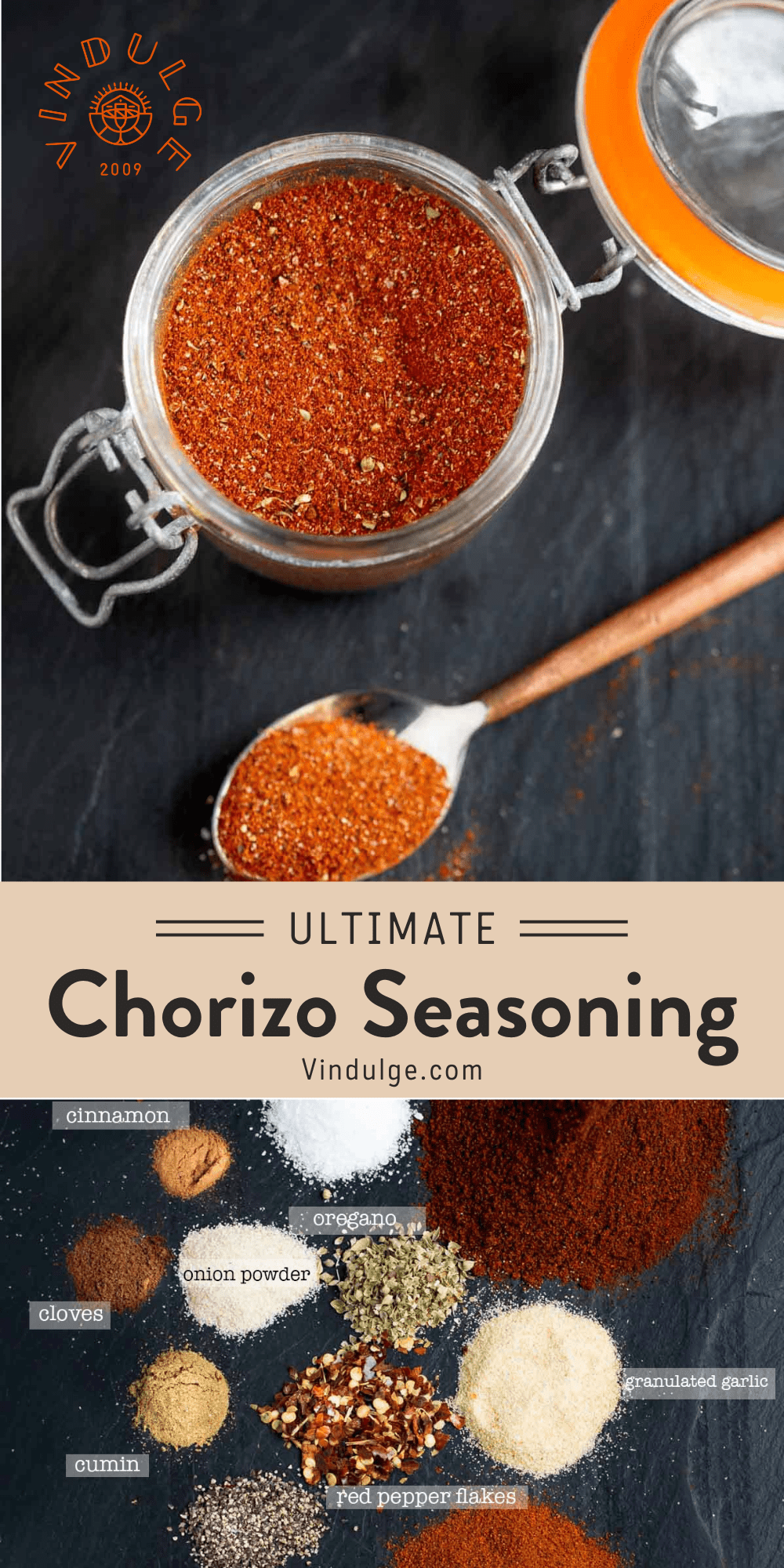 The Ultimate Chorizo Seasoning - Homemade Chorizo Spice - Vindulge