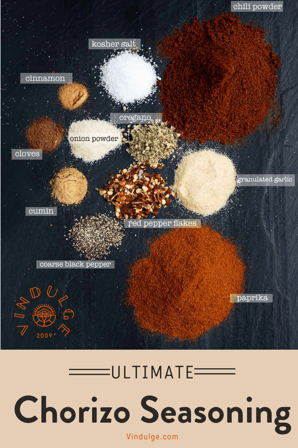 The Ultimate Chorizo Seasoning - Homemade Chorizo Spice - Vindulge