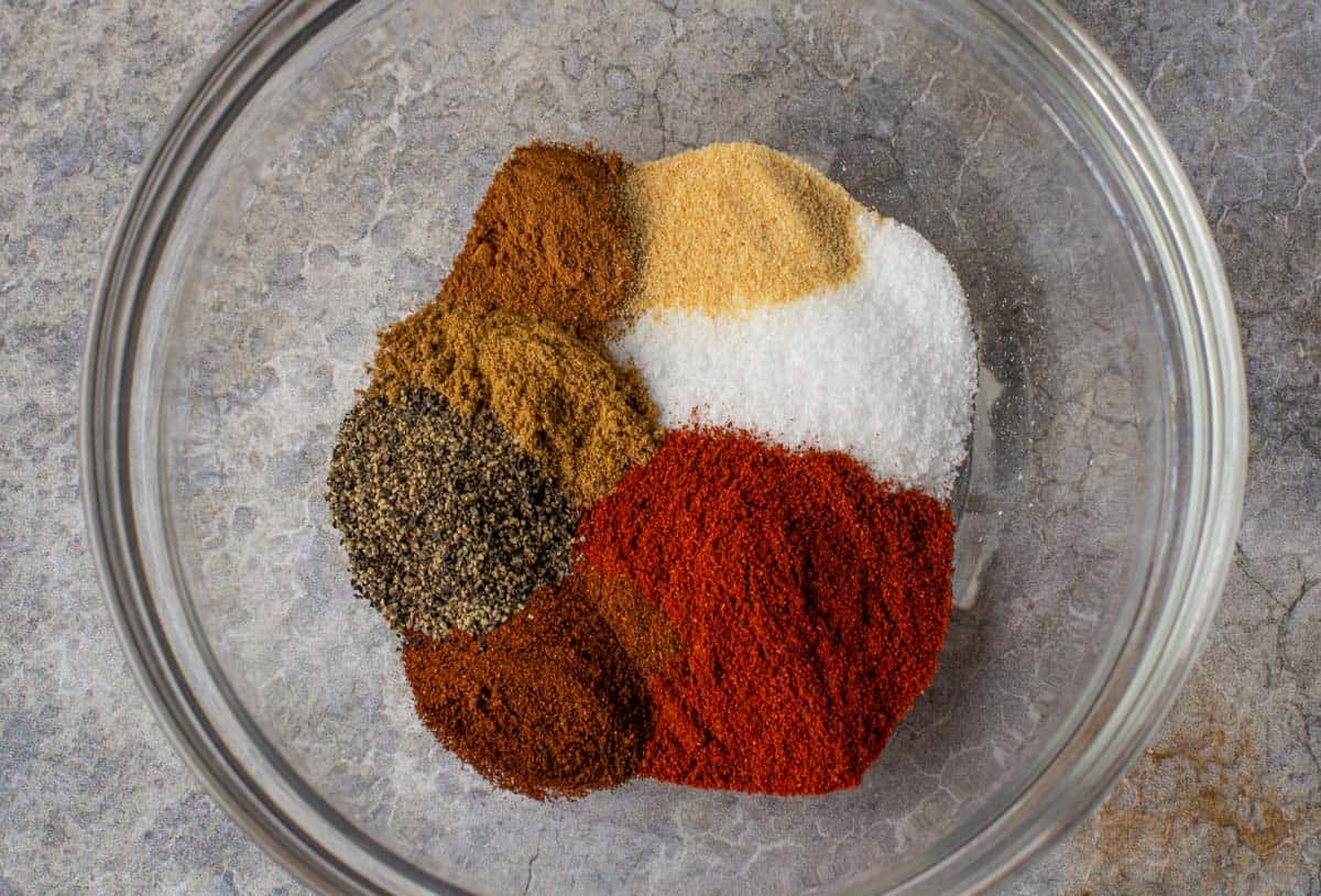 dried spices for Mexican shredded beef 