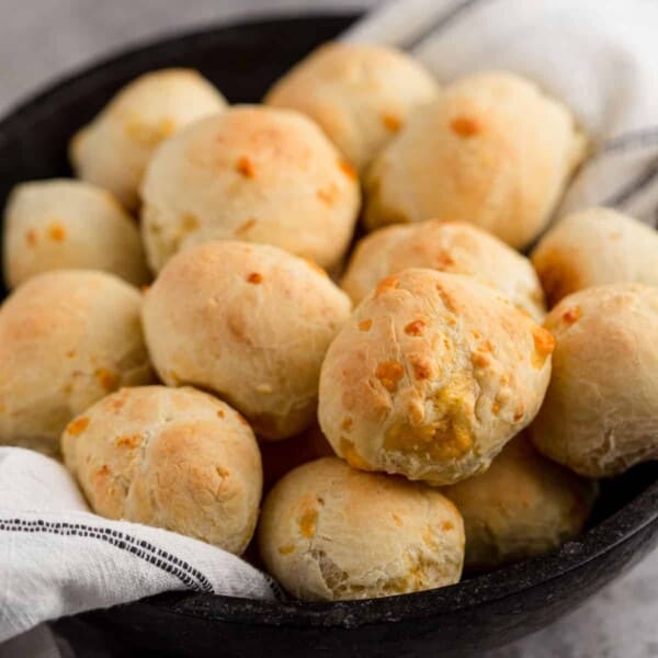 Pao de Queijo in a bowl