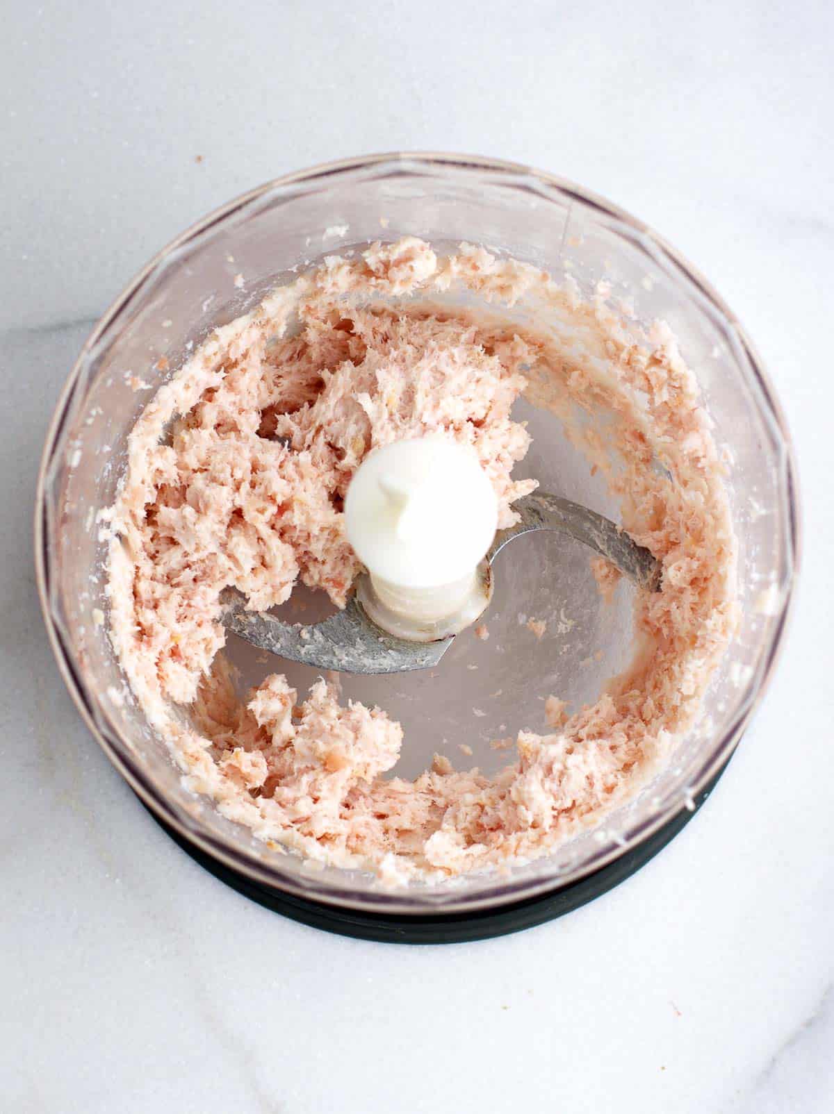 bacon paste in a food processor