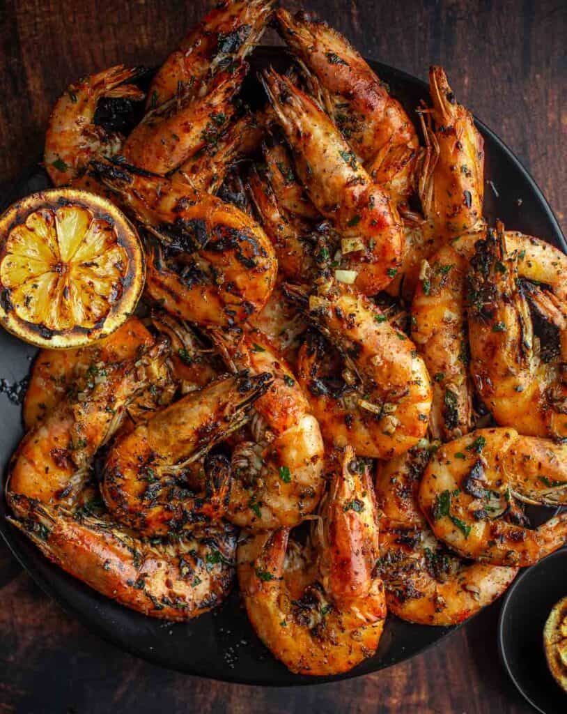Easy Grilled Prawns With Garlic Butter Sauce Vindulge easy-grilled-prawns-with-garlic-butter-sauce-vindulge