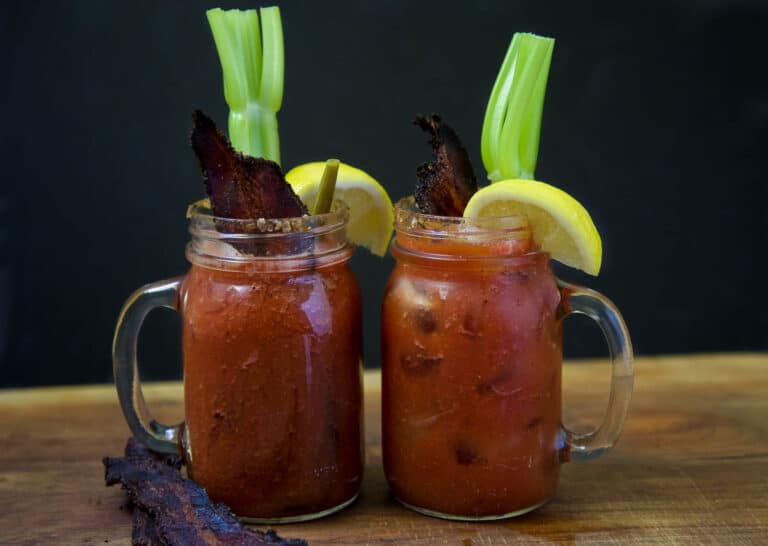 Smoked Bloody Mary with Smoked Bacon Vindulge