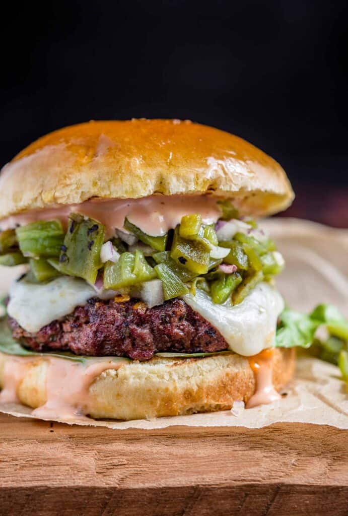 Hatch Chile Cheeseburger Recipe Vindulge