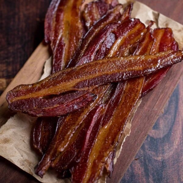 Crispy Smoked Bacon with Maple Glaze Vindulge