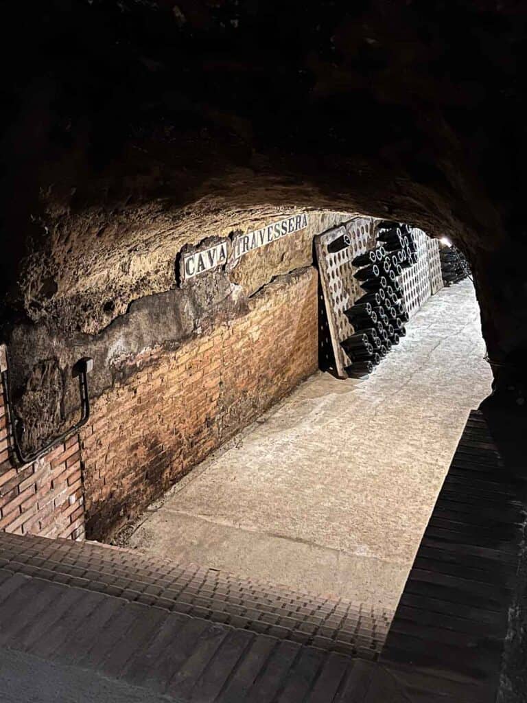 Underground wine cave