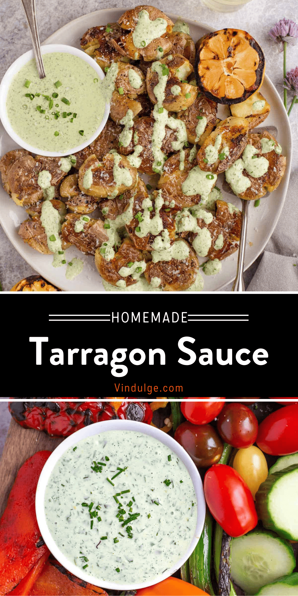 Creamy Tarragon Dip The Perfect Dipping Sauce Vindulge