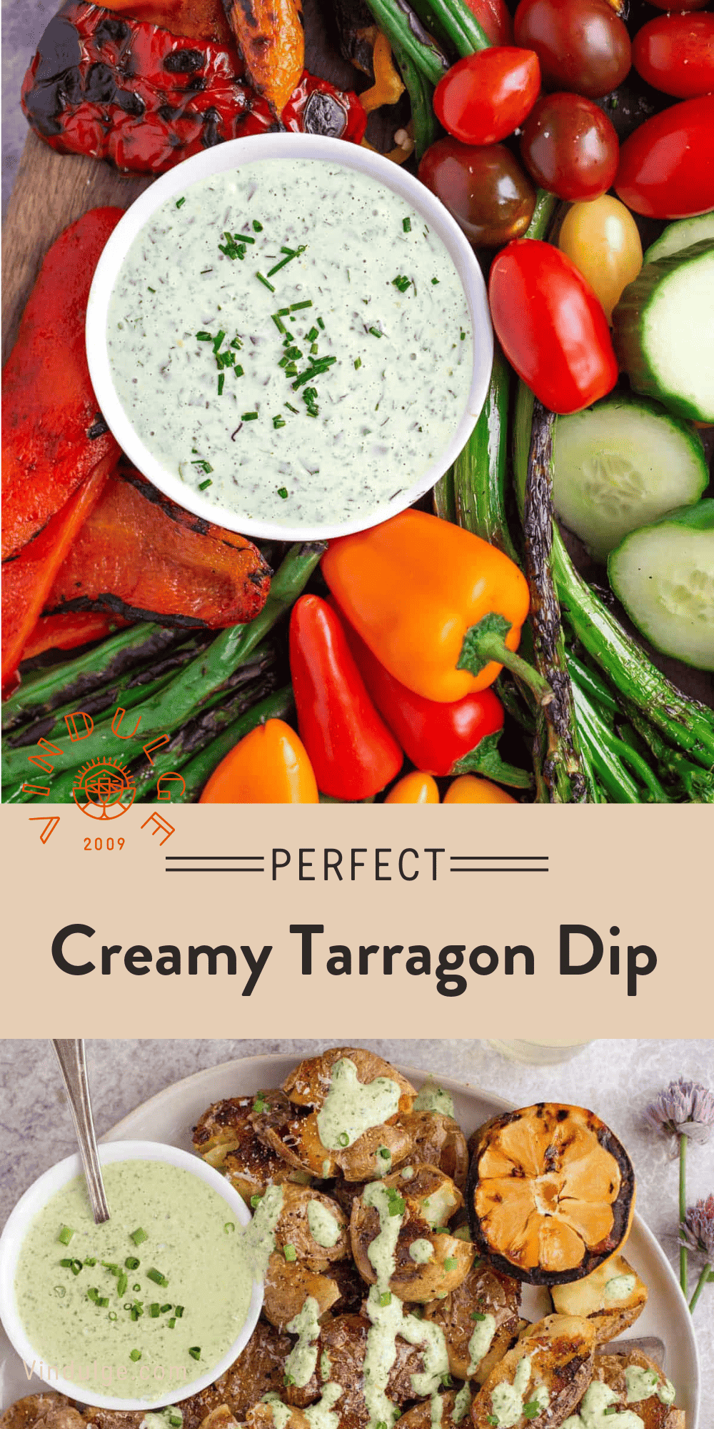 Creamy Tarragon Dip The Perfect Dipping Sauce Vindulge