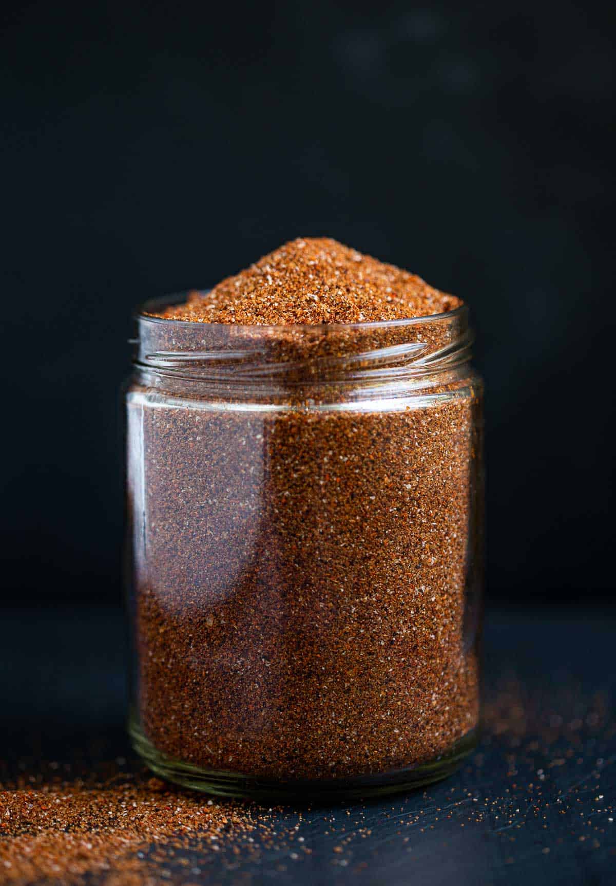 Salmon Seasoning in a mason jar