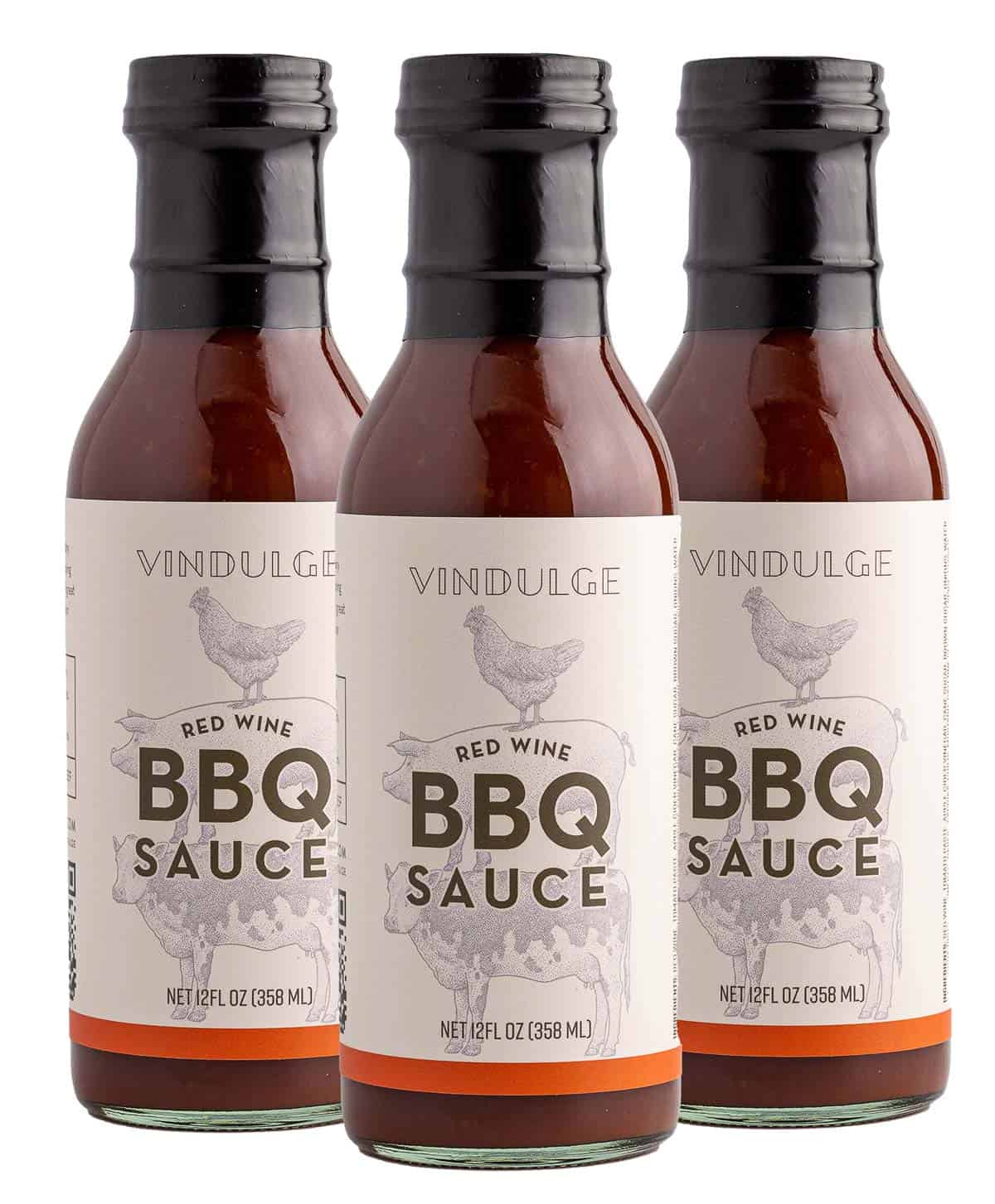 Vindulge red wine barbecue sauce.