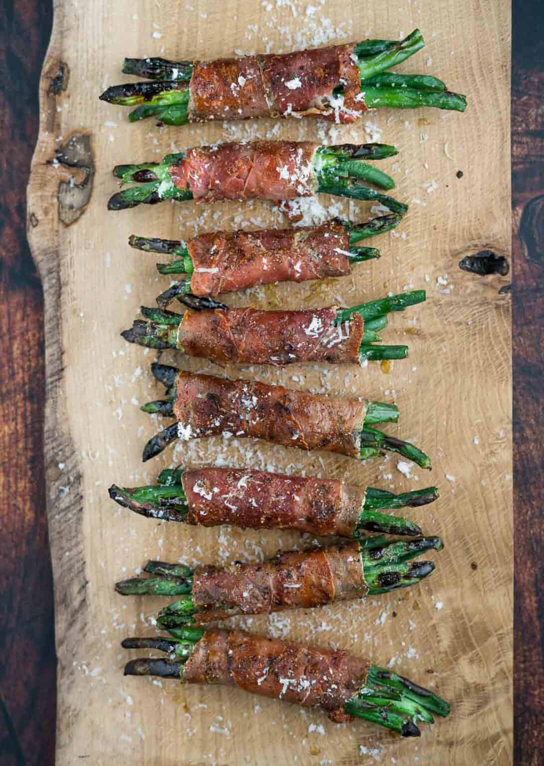 Easy Grilled Prosciutto Wrapped Green Bean Bundles Recipe Vindulge