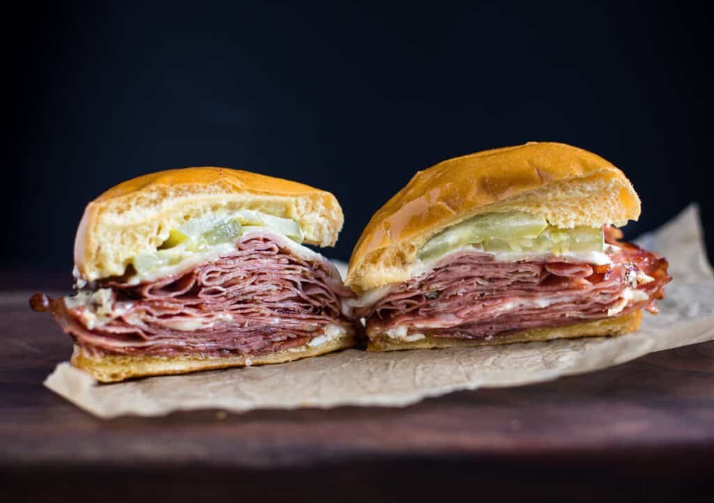 Fried Mortadella Sandwich Recipe With Melted Provolone Vindulge