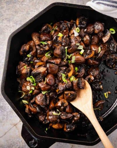 Easy Steakhouse Mushrooms Recipe - Vindulge