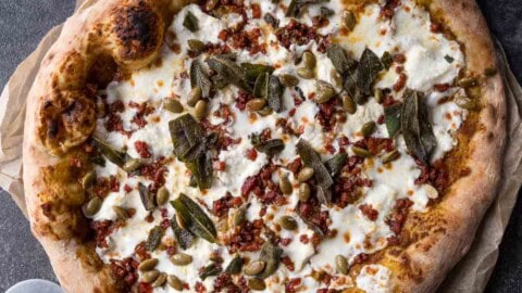 Fall Pumpkin and Pancetta Pizza - Vindulge